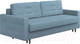 Миниатюра изображения товара Диван Сонум Sсandy 110x235 (замша голубой/венге)