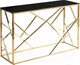 Миниатюра изображения товара Консольный столик Signal Escada C II (эффект черного мрамора/золото)