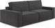 Миниатюра изображения товара Диван Сонум Loft 109x245 (фултон графит)