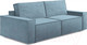 Миниатюра изображения товара Диван Сонум Loft 109x245 (эвита голубой)
