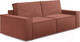 Миниатюра изображения товара Диван Сонум Loft 109x245 (эвита терракотовый)