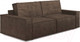 Миниатюра изображения товара Диван Сонум Loft 109x245 (энигма шоколад)