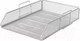 Миниатюра изображения товара Лоток для бумаг Brauberg Germanium / 231955 (серебристый)