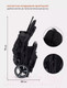 Миниатюра изображения товара Детская прогулочная коляска MOWbaby Smart 2023 / MB101 (Black)