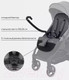 Миниатюра изображения товара Детская прогулочная коляска MOWbaby Smart 2023 / MB101 (Grey)