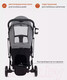 Миниатюра изображения товара Детская прогулочная коляска MOWbaby Smart 2023 / MB101 (Grey)