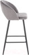 Миниатюра изображения товара Стул барный Halmar H96 (серый/черный)