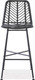 Миниатюра изображения товара Стул барный Halmar H97 (черный/черный)