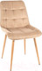 Миниатюра изображения товара Стул Signal Chic D Velvet (Bluvel 28, бежевый/дуб)