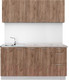 Миниатюра изображения товара Кухонный гарнитур Артём-Мебель Оля СН-114 без стекла ДСП 1.6м (дуб крафт табачный)