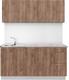 Миниатюра изображения товара Кухонный гарнитур Артём-Мебель Оля СН-114 без стекла ДСП 1.6/3м (дуб крафт табачный)