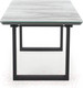 Миниатюра изображения товара Обеденный стол Halmar Marley 160-200x90x76 (белый мрамор/серый/черный)