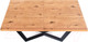 Миниатюра изображения товара Обеденный стол Halmar Massive 160-250x90x77 (дуб светлый/черный)
