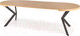 Миниатюра изображения товара Обеденный стол Halmar Peroni 100-250x100x75 (дуб золото/черный)