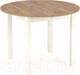Миниатюра изображения товара Обеденный стол Halmar Ringo 102-142x102x76 (дуб крафт/белый)