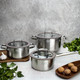Миниатюра изображения товара Набор кастрюль TalleR TR-17350