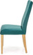 Миниатюра изображения товара Стул Halmar Diego 3 (дуб медовый/Monolith 37 темно-зеленый)