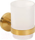 Миниатюра изображения товара Стакан для зубной щетки и пасты Bemeta Sablo 160110012 (золото матовый)