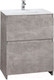 Миниатюра изображения товара Тумба под умывальник Belux Сидней-Женева Н60-02 (31, бетон Чикаго/светло-серый)