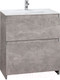 Миниатюра изображения товара Тумба под умывальник Belux Сидней-Женева Н70-02 (31, бетон чикаго/светло-серый)