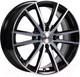 Миниатюра изображения товара Литой диск X'trike X-129 16x6.5" 4x100мм DIA 60.1мм ET 48мм BK