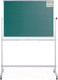 Миниатюра изображения товара Маркерно-меловая доска Staff 238006 (100x150см, зеленый/белый)