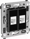 Миниатюра изображения товара Розетка DKC Avanti RJ-12 / 4402614 (черный квадрат)