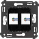 Миниатюра изображения товара Розетка DKC Avanti RJ-12 / 4402614 (черный квадрат)