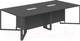 Миниатюра изображения товара Стол для переговоров Norden 240x140x75 / SP.0112.AN.AN.AN (антрацит/антрацит/антрацит/серый)