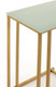 Миниатюра изображения товара Приставной столик РасГар Престиж (белый/золотой)