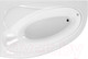 Миниатюра изображения товара Ванна акриловая МетаКам Dolce 164x110 (левый)