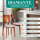 Миниатюра изображения товара Стул Tetchair Diamante мягкое сиденье (коричневый/бежевый)