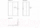 Миниатюра изображения товара Душевой уголок МетаКам Universal Pro Black 120x80 / KKS_014548 (прозрачное стекло)