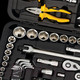 Миниатюра изображения товара Универсальный набор инструментов BERGER 1/2"-1/4" / BG163-121438 (163 предмета)