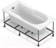 Миниатюра изображения товара Ванна акриловая Cersanit Santana 150x70 (с каркасом и 2 экранами)