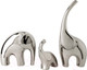 Миниатюра изображения товара Набор статуэток Merry Bear Home Decor Слоники серебро / 30001465
