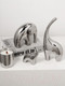 Миниатюра изображения товара Набор статуэток Merry Bear Home Decor Слоники серебро / 30001465