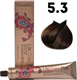 Миниатюра изображения товара Крем-краска для волос Farmavita Life Color Plus 5.3 (100мл)