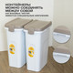 Миниатюра изображения товара Емкость для хранения корма Stefanplast 98451 (прозрачный/светло-серый)