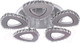 Миниатюра изображения товара Люстра Aitin-Pro K29143-5+1 (хром)