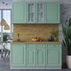 Миниатюра изображения товара Кухонный гарнитур Интерлиния Мила Шато 1.6А (мята/мята/дуб бунратти)