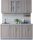 Миниатюра изображения товара Кухонный гарнитур Интерлиния Мила Шато 1.7А (луна/луна/бискайская сосна)