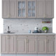 Миниатюра изображения товара Кухонный гарнитур Интерлиния Мила Шато 2.1А (луна/луна/бискайская сосна)