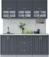 Миниатюра изображения товара Кухонный гарнитур Интерлиния Мила Шато 1.8Б (пепел/пепел/опал светлый)