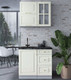 Миниатюра изображения товара Кухонный гарнитур Интерлиния Мила Шато 0.9Б (белый/белый/кастилло темный)