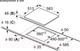 Миниатюра изображения товара Электрическая варочная панель Bosch PKN645BB2E