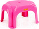 Миниатюра изображения товара Табурет-подставка Полесье №1 / 07473 (малиновый)