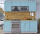 Миниатюра изображения товара Кухонный гарнитур Интерлиния Мила Шато 2.2В (океан/океан/дуб бунратти)