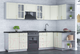 Миниатюра изображения товара Кухонный гарнитур Интерлиния Мила Шато 1.5x2.9 правая (белый/белый/кастилло темный)