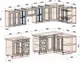 Миниатюра изображения товара Кухонный гарнитур Interline Мила Шато 1.5x3.0 правая (пепел/пепел/опал светлый)